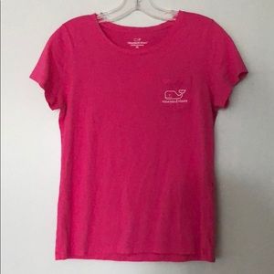 Vineyard Vines Dark Pink Pocket T-shirt Size XS